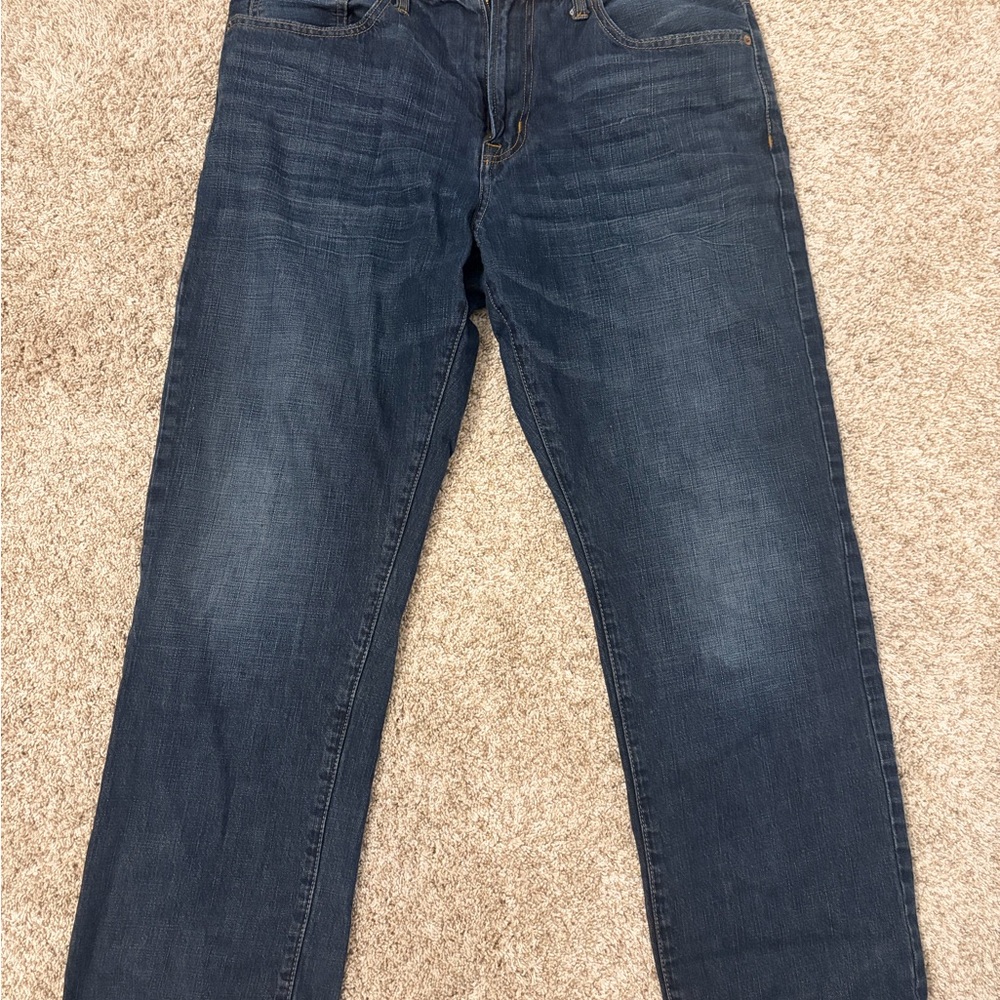 American Eagle Outfitters Dark Blue Straight Jeans